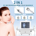 Fractional Microneedle 2 in 1 with Cold Hammer Machine for Acne Acar Removal Stretch Mark Removal