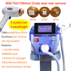 Titanium 755nm 1064nm Diode Laser Hair Removal Machine Laser Depilation Device 3 Wavelength