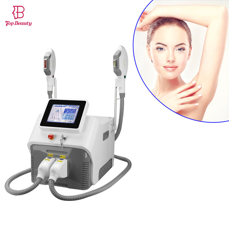 Dual Heads 7 Filters Ice Ipl Laser Hair Removal Machine Portable Hair Remover