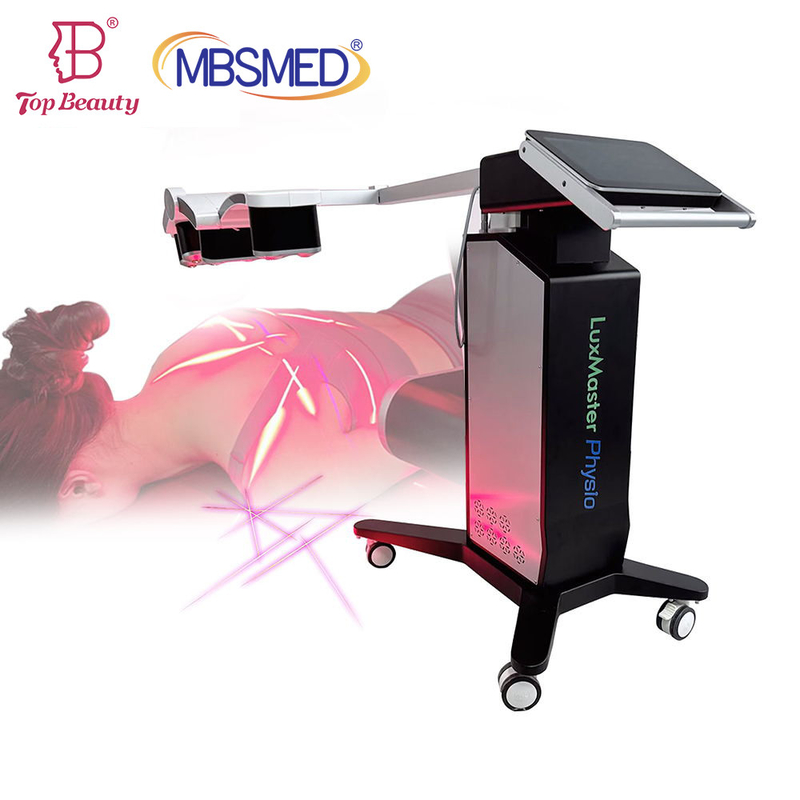 Low Intensity Cold Laser Therapy Machine 405nm 635nm 10pcs Diodes LuxMaster Physio LLLT Laser